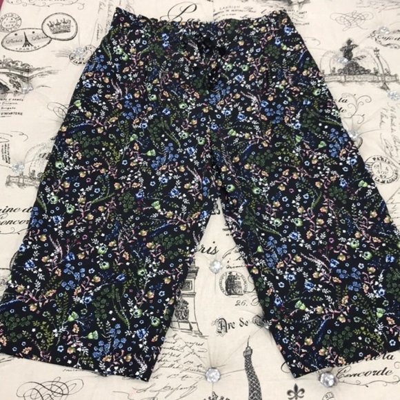 Dr2 Daniel Rainn Floral Print Crop Pants Plus Size - Picture 4 of 11